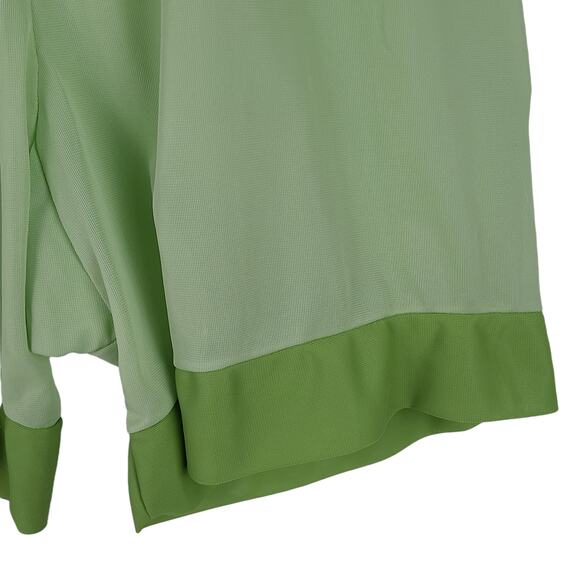 Vintage 60s two tone lime green retro petti pants xxs - Picture 3 of 5